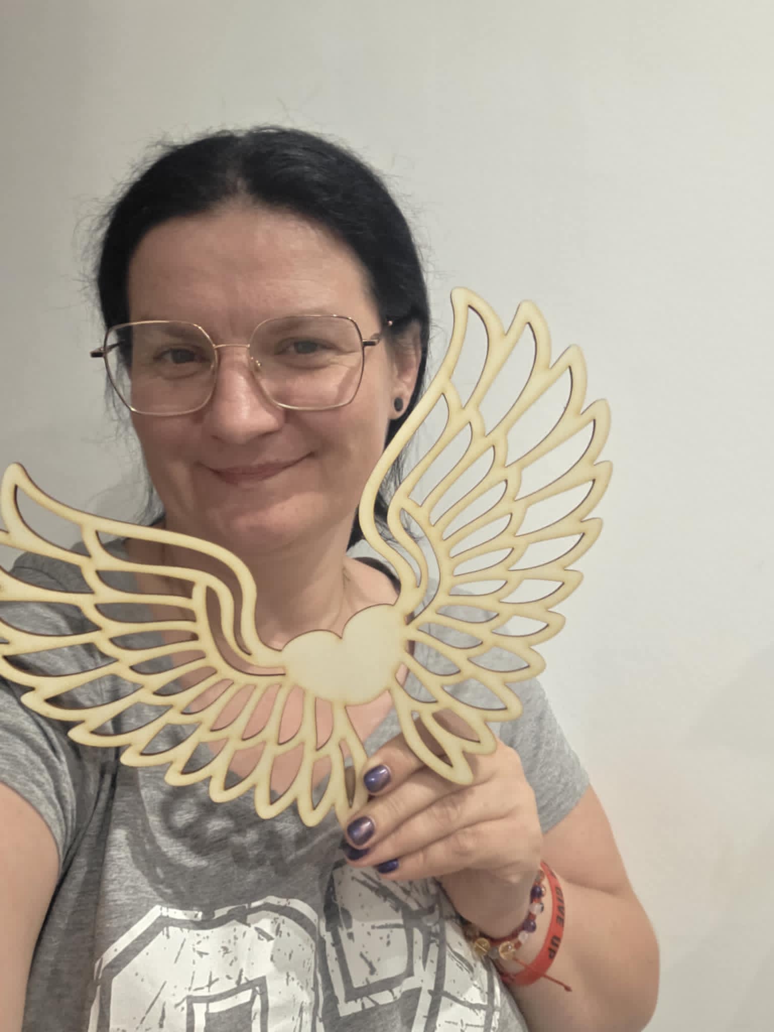 Skrzydła do Aniołów z makramy - obrazek 2